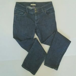 CAbi Jean's Dark Wash straight leg Style 201 sz 10